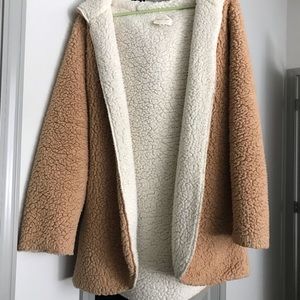 Urban outfitters reversible teddy coat!